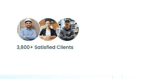 3,800+ Satisfied Clients
